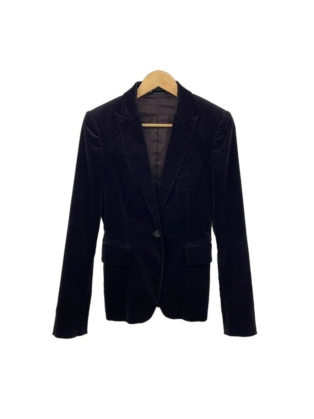 Gucci Jacket 40 M Purple Long Sleeve Velour All Season